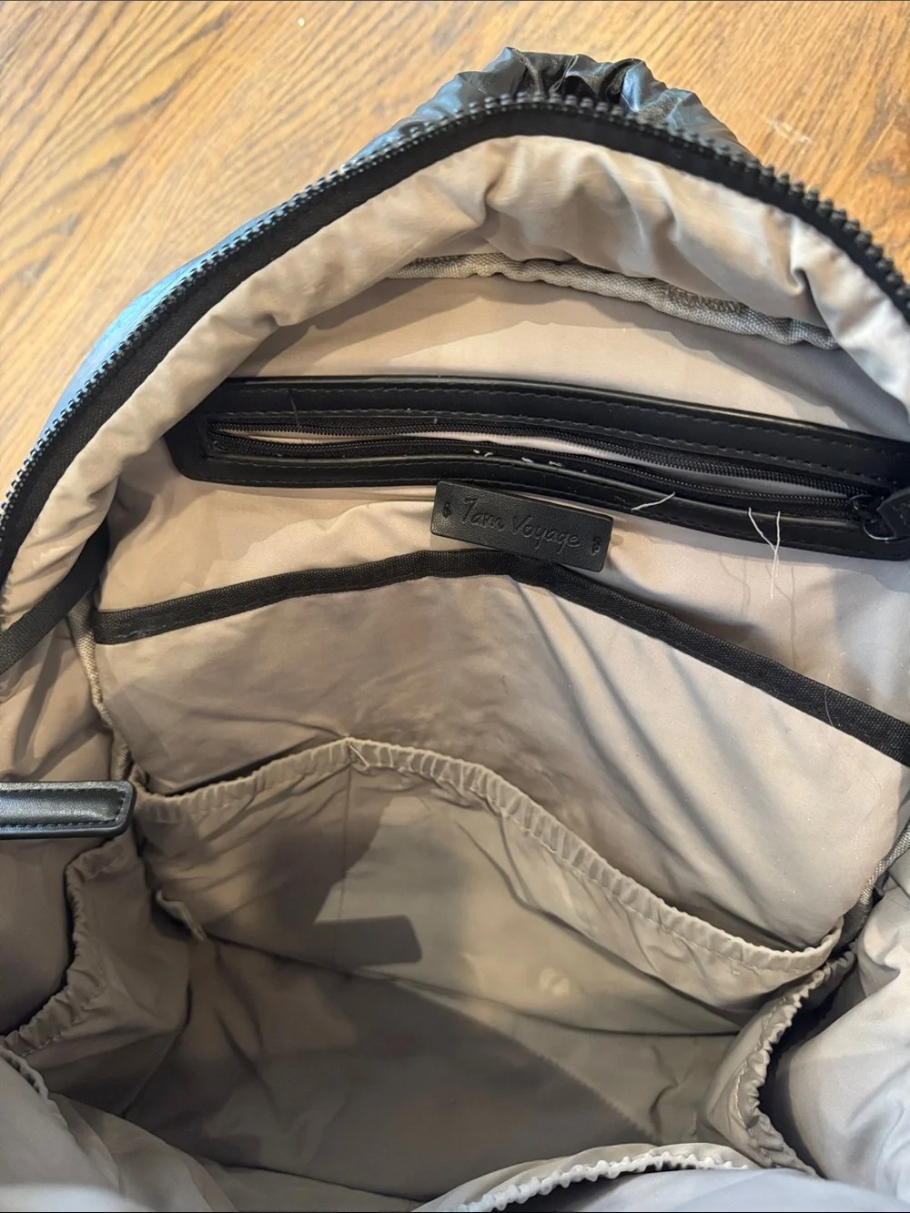 7AM VOYAGE DIAPER BAG BACKPACK BLACK POLAR